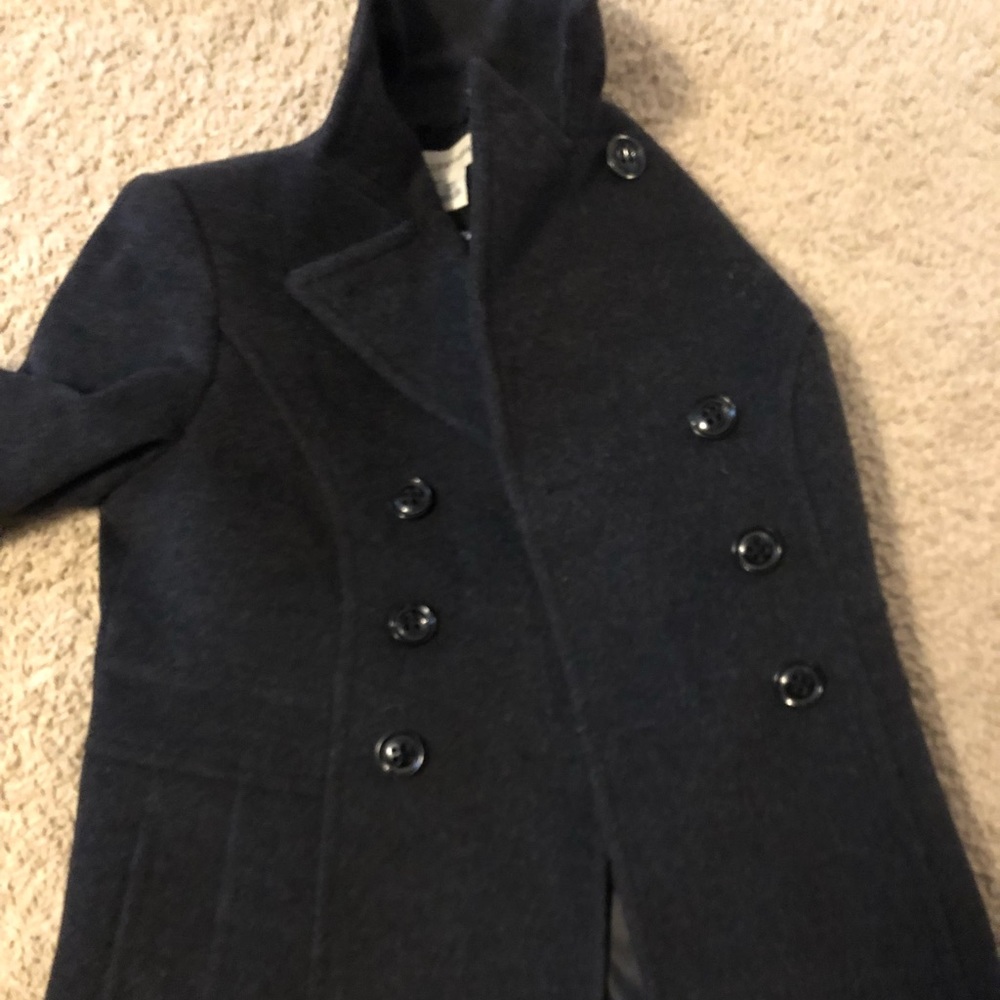 Dark grey pea coat!!